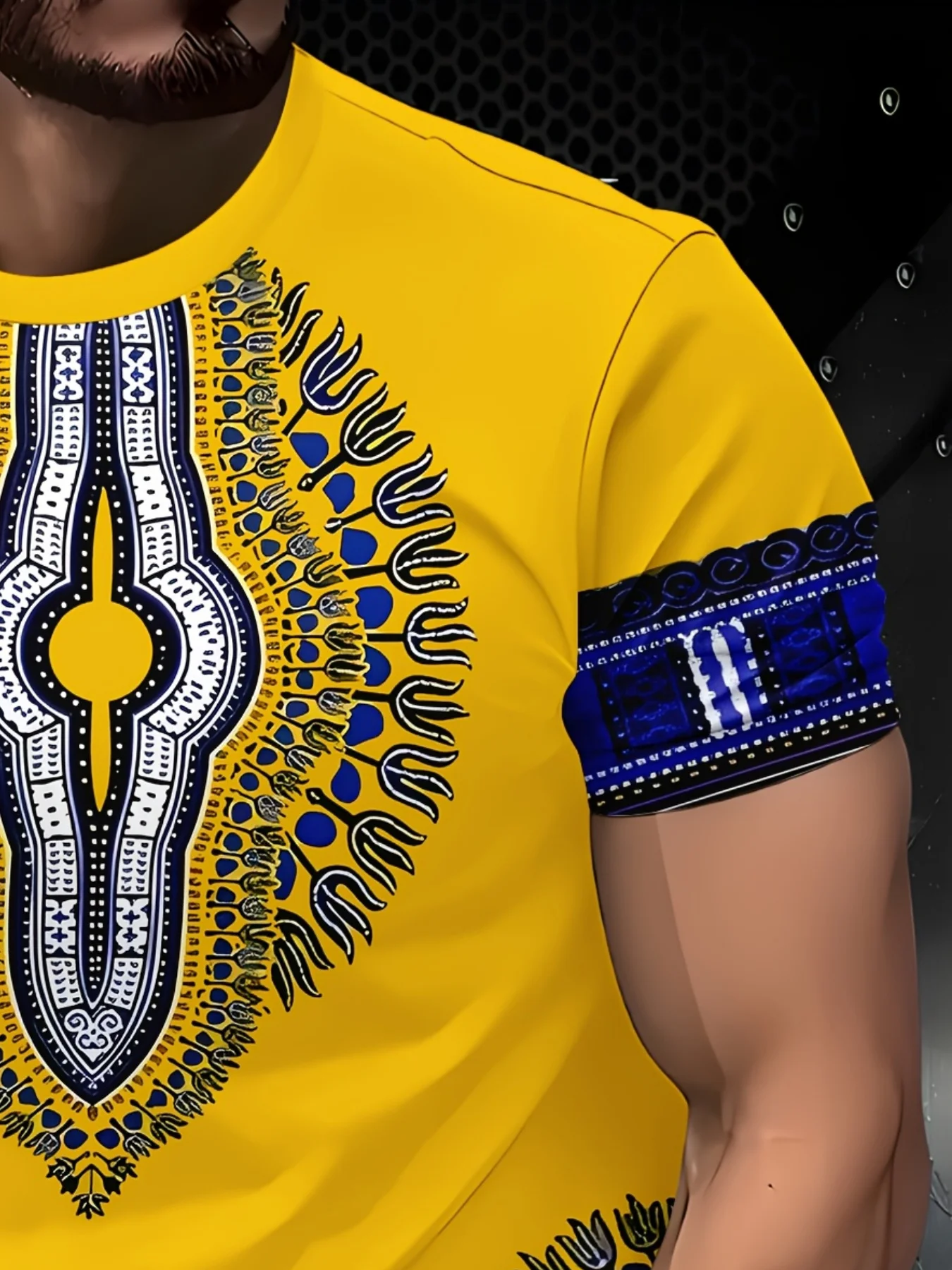 Винтажная мужская футболка с а – обзор и цена Dashiki Shirt Men