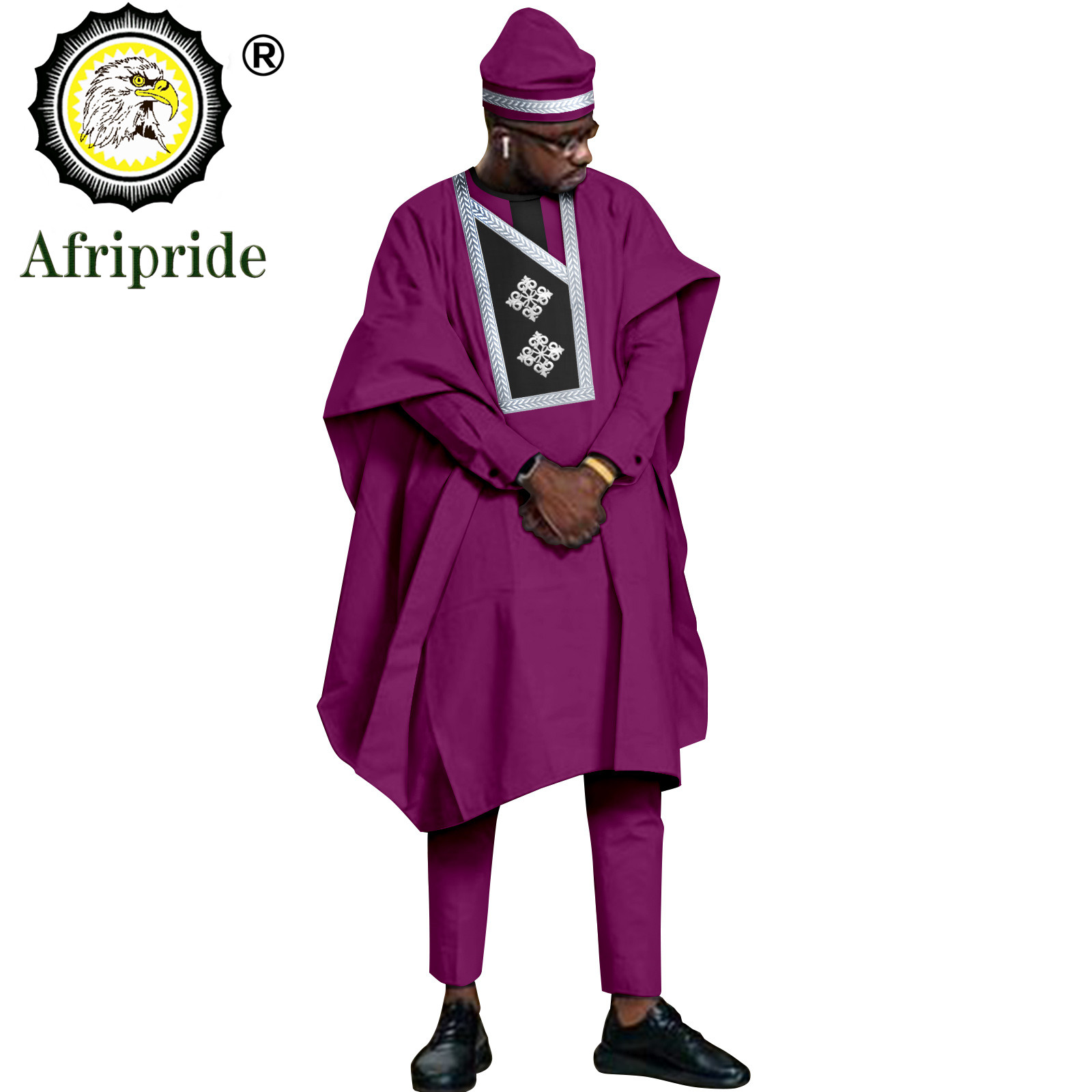 Мужские костюмы Agbada Robe Da – обзор и цена Dashiki Shirt Men