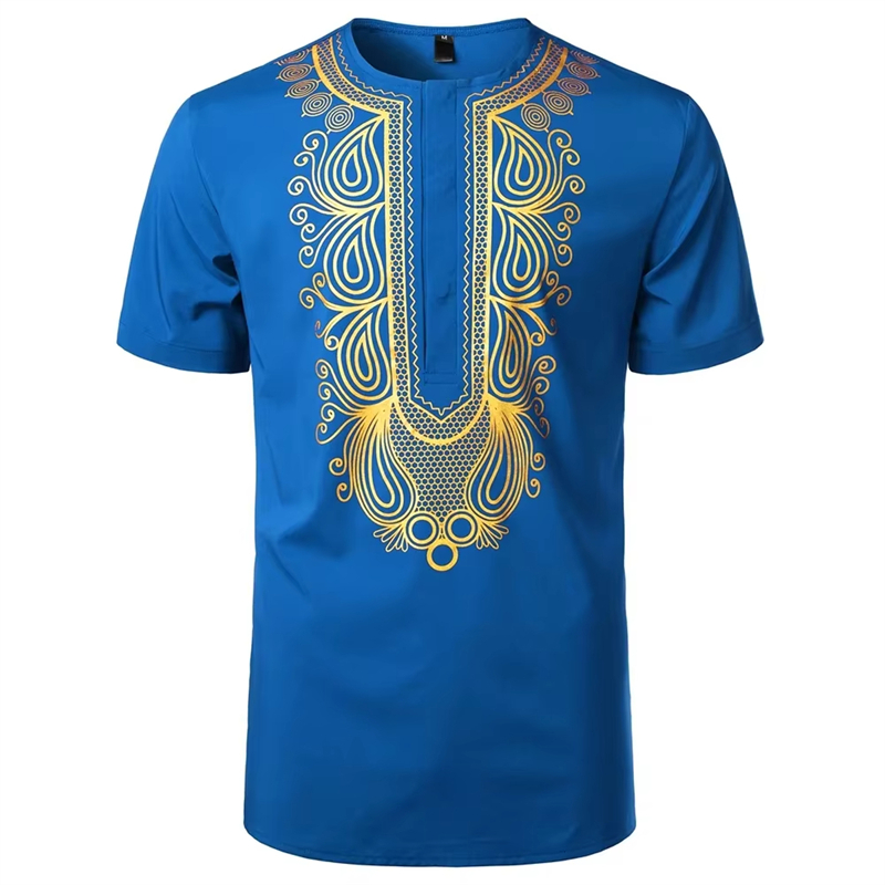 Модная мужская дизайнерская фу – обзор и цена Dashiki Shirt Men