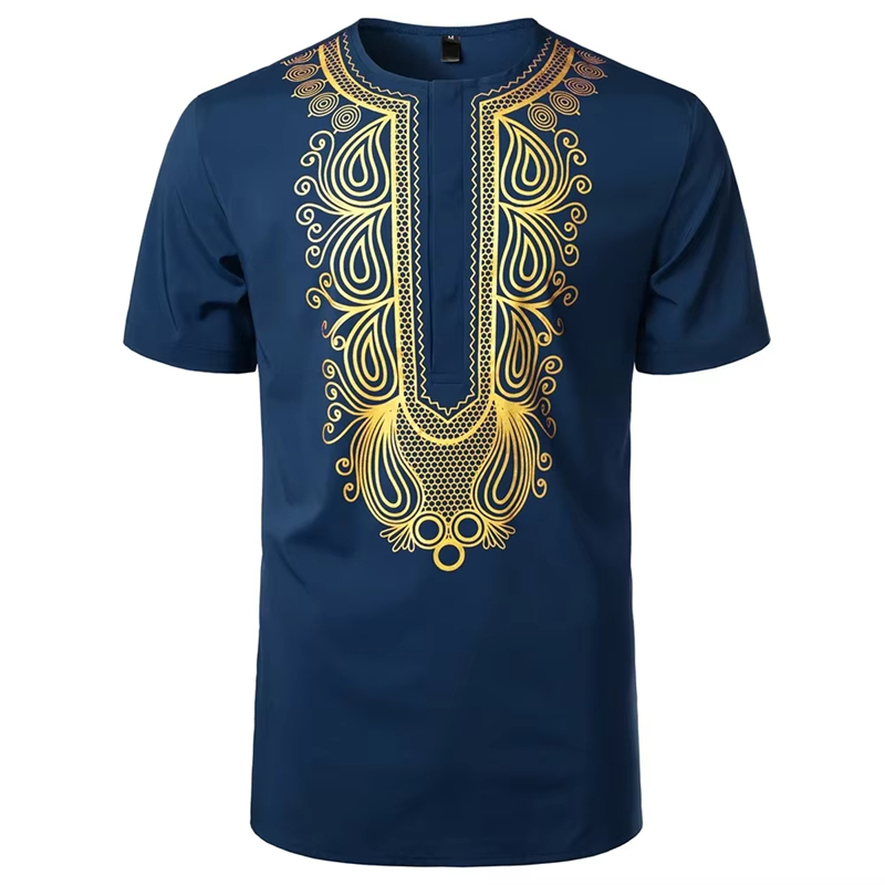 Модная мужская дизайнерская фу – обзор и цена Dashiki Shirt Men