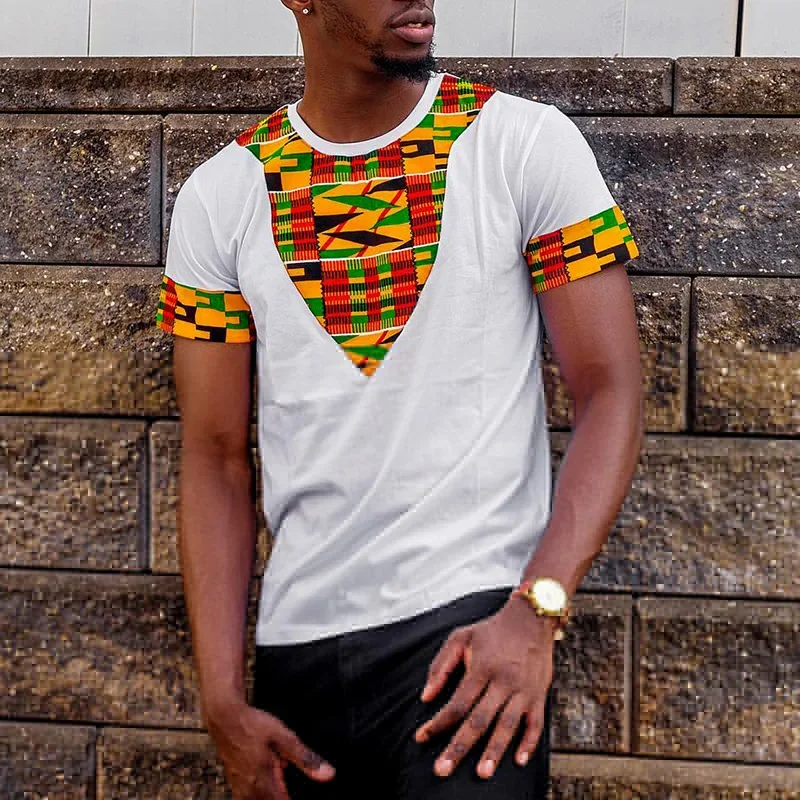 Мужская футболка с африканским – обзор и цена Dashiki Shirt Men