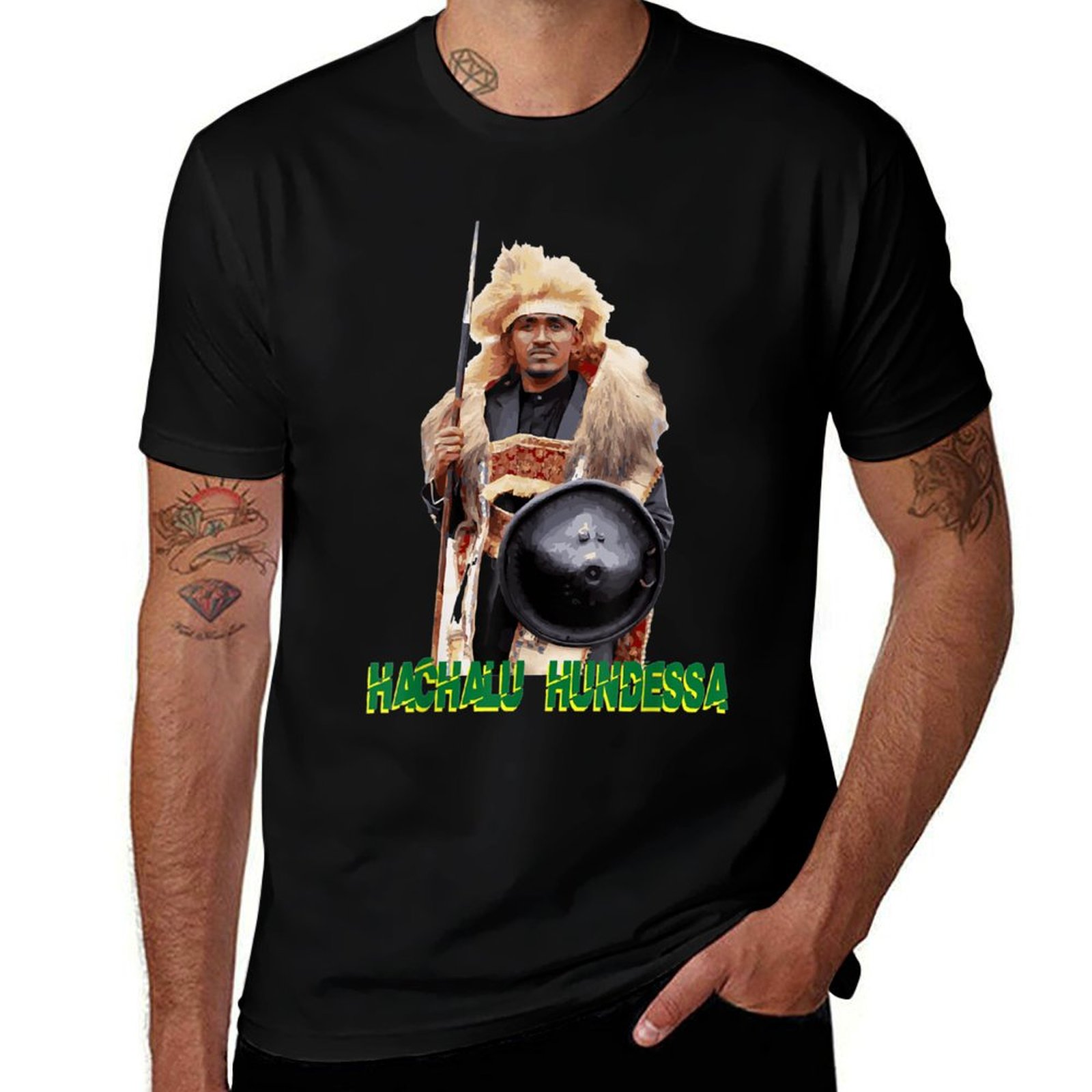 Футболка Hacahlu Hundessa Orom – обзор и цена Dashiki Shirt Men